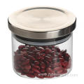 Wood Lids Heat Resistant Glass Store Jars